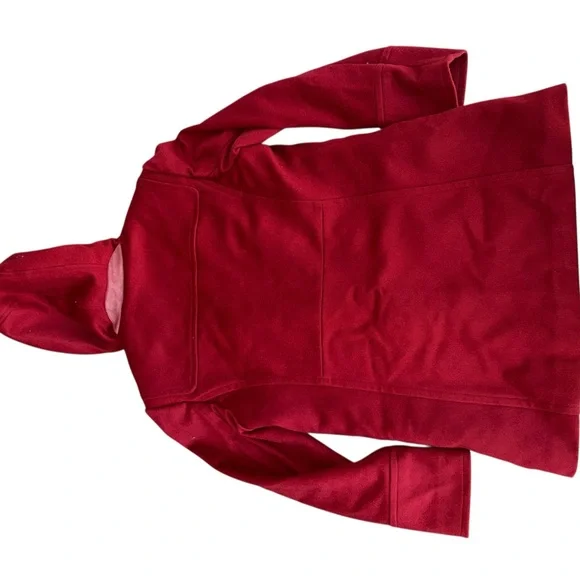 Rag & Bone 100% Wool Made in USA Quilted Lined Red Duffle Coat Women’s Large - Picture 7 of 7